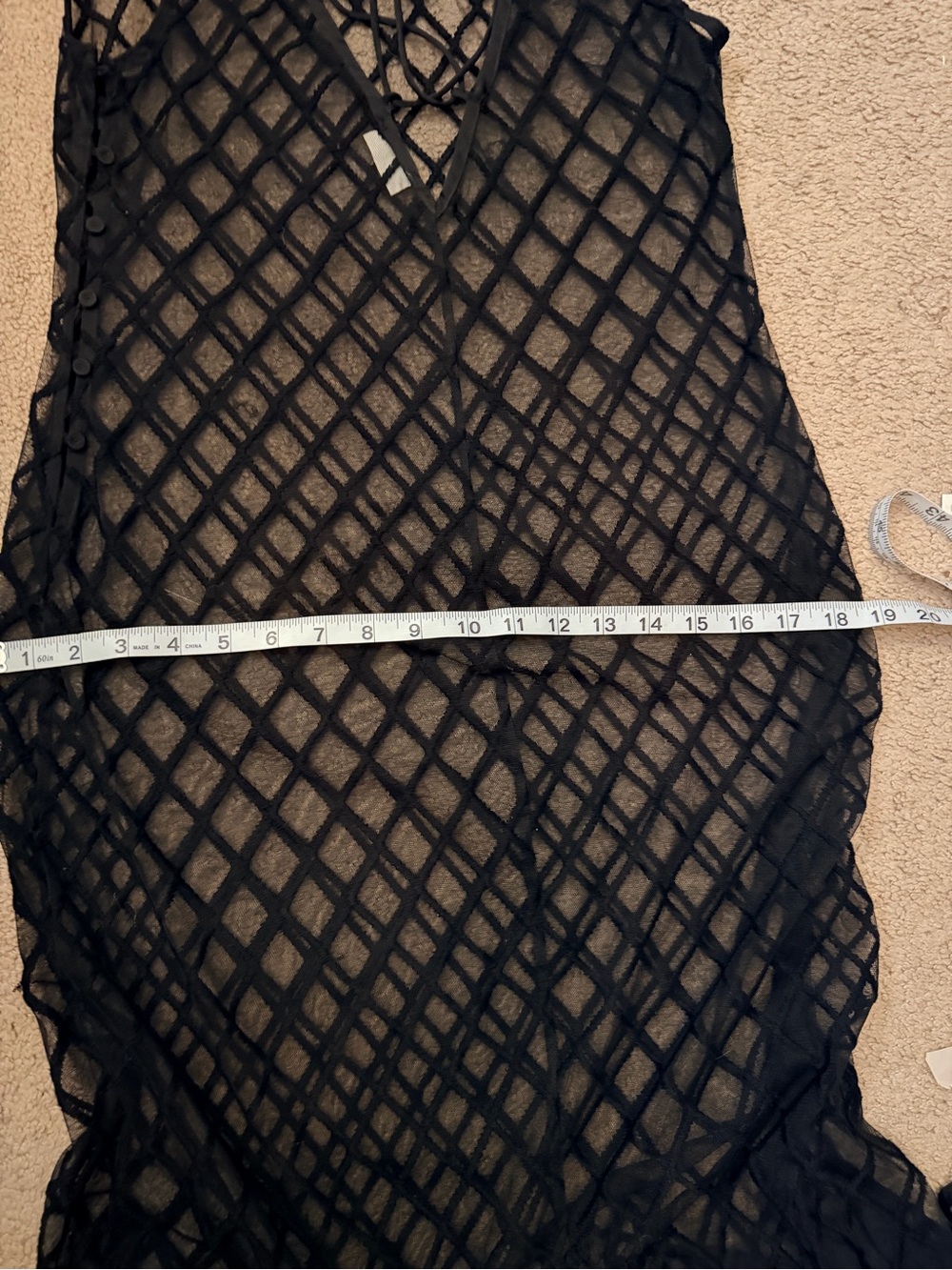 Free People Graphic Goddess Embroidered Maxi Slip Dress | Black | Sz S/M - Picture 11 of 12